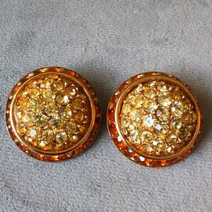 Vintage clip on signed Coro earrings